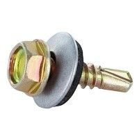 আয়রন রঙ জিংক হেক্সাগোনাল ড্রিল লেজ স্ব-ট্যাপিং স্ক্রু ডোভেটেল