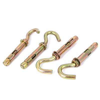 M24 রিং হুক হাতা অ্যাঙ্কর বোল্ট কার্বন ইস্পাত দস্তা ধাতুপট্টাবৃত কংক্রিট